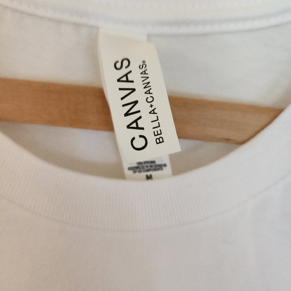 Bella Canvas floral baby fawn cottagecore tshirt size medium 100 cotton fairy - Picture 5 of 7